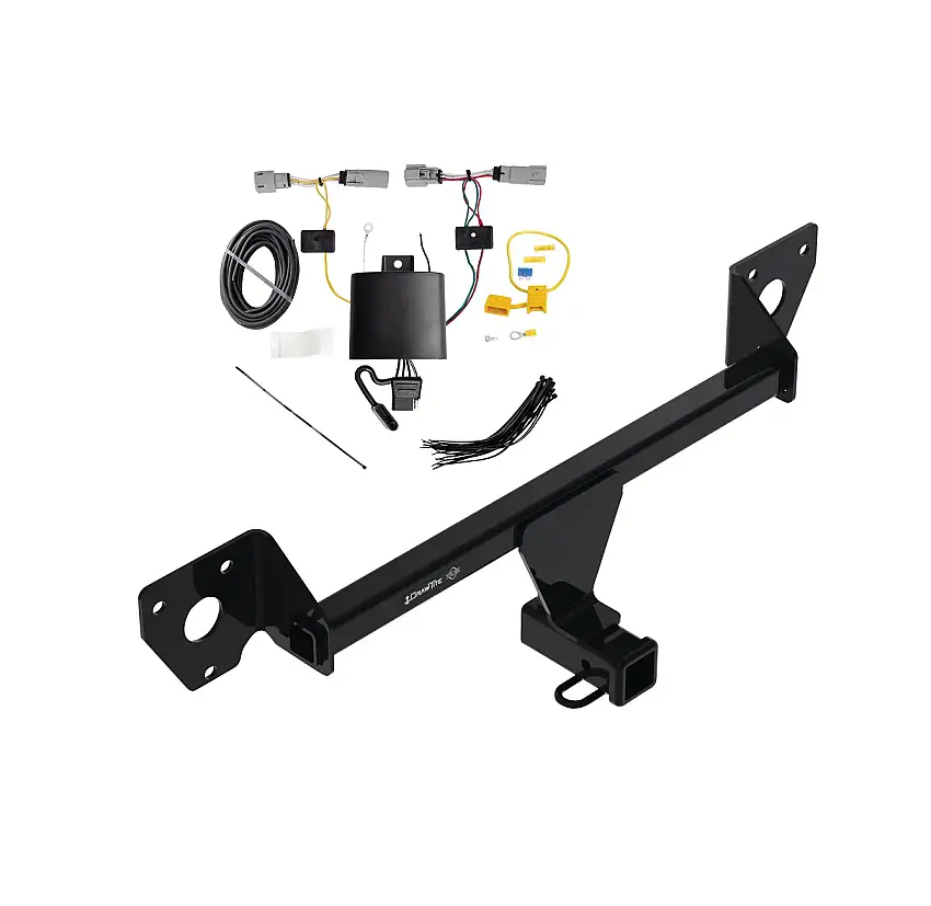 2021-2023 Chevrolet Trailblazer Except w/LED Taillights Draw-tite Class 3 Trailer Hitch, 2 Inch Square Receiver Bundle w/ Plug-n-Play T-One Wiring Harness