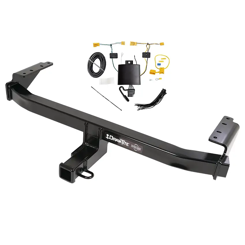 2021-2023 Mercedes-Benz GLB35 AMG Draw-Tite Class 3 Trailer Hitch, 2 Inch Square Receiver Bundle w/ Plug-n-Play T-One Wiring Harness