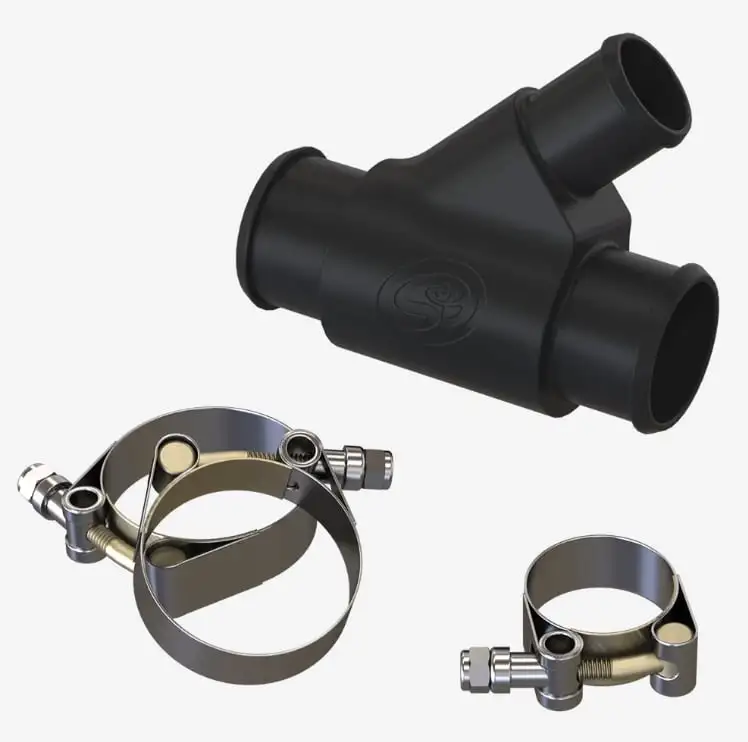 S&B Diesel Aluminum Coolant Dual Radiator Y-Pipe 13-15 Ram 6.7L Cummins