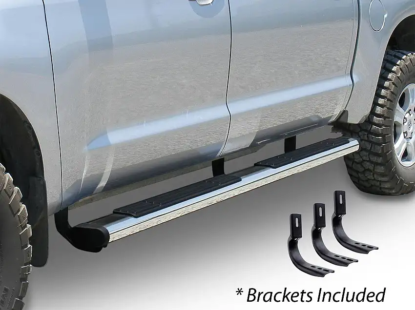 Go Rhino 686443580PS 6" OE Xtreme Side Steps with Mounting Brackets Kit