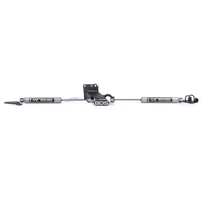 BDS Suspension Dual Steering Stabilizer Kit w/ NX2 Shocks 14-18 Ram 2500 | 13-18 3500 4WD