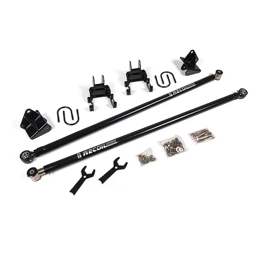 BDS Suspension Recoil Traction Bar Kit 99-16 Ford Powerstroke SuperDuty