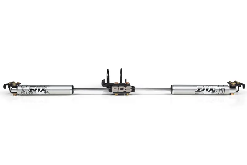 2005-2026 Ford F250 & F350 4WD BDS Fox 2.0 Dual Steering Stabilizer Kit | 98224010-55380