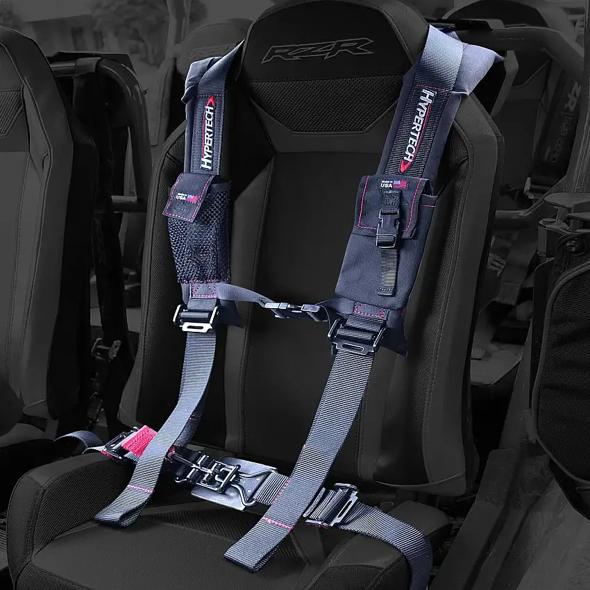 Hypertech 3001003 Safety Harness - 4 Point 2 Black"