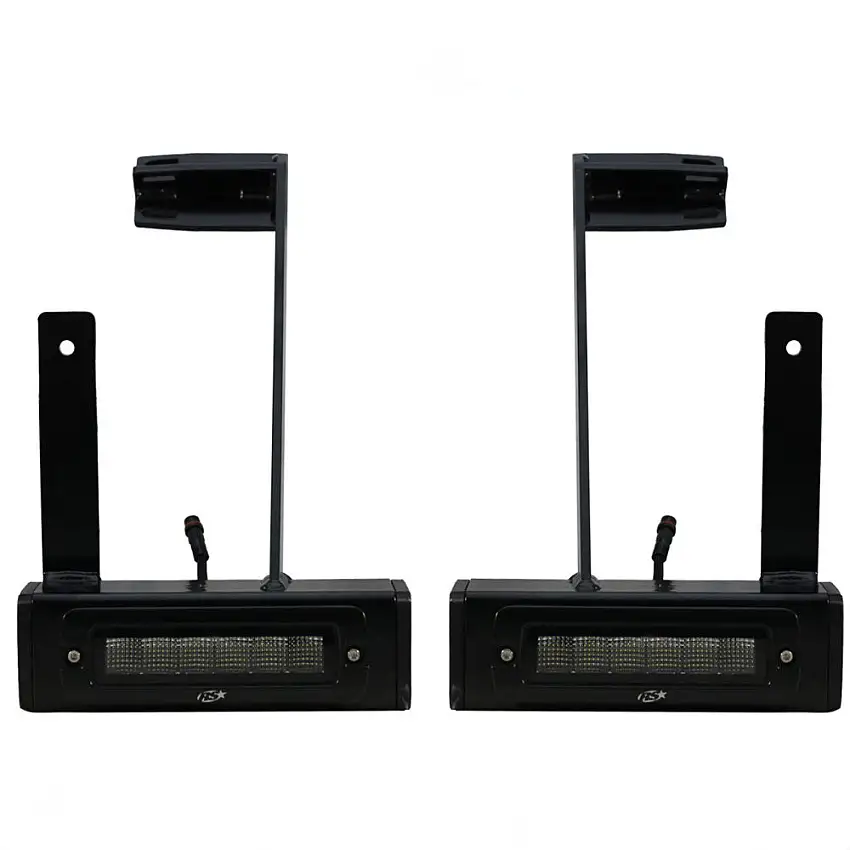 Race Sport Lighting Hitch Bar Reverse 7" LED Light Blacked Out Kit 13-24 Ram 2500