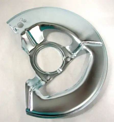 SHIELD-BRAKE BACKING-RIGHT FRONT-SILVER-65-75 (#E3080R)