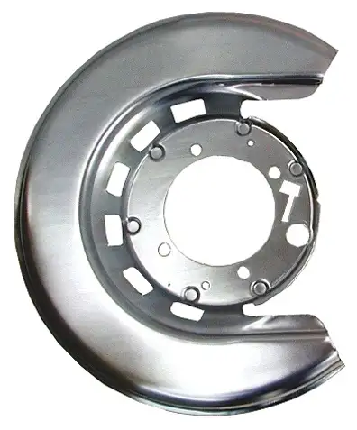 SHIELD-BRAKE BACKING-LEFT REAR-SILVER-65-75 (#E3082L)