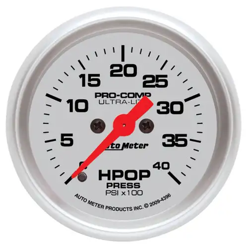AutoMeter GAUGE, HIGH PRESS OIL PUMP, 2 1/16", 4KPSI, DIGITAL STEPPER MOTOR, ULTRA-LITE 4396