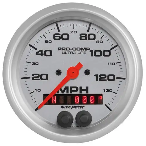 AutoMeter GAUGE, SPEEDOMETER, 3 3/8", 140MPH, GPS, ULTRA-LITE 4480