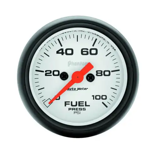 AutoMeter GAUGE, FUEL PRESSURE, 2 1/16", 100PSI, DIGITAL STEPPER MOTOR, PHANTOM 5763
