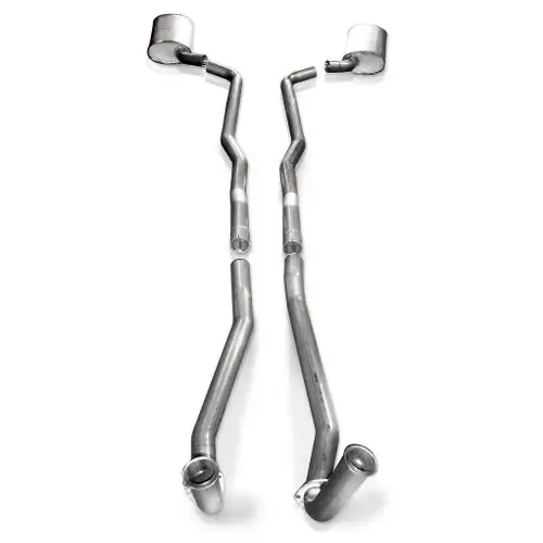 Stainless Works Stainless Works BBC Catback Dual Chambered Mufflers Manual Trans Factory Connect V6814100S