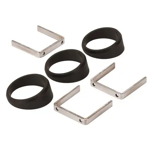 AutoMeter GAUGE MOUNT, ANGLE RINGS, 3 PCS., BLACK, FOR 2 1/16" GAUGES 2234