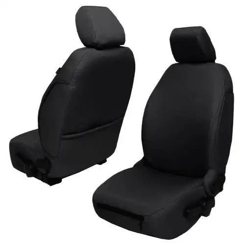 Bartact Jeep JK and JKU Front Seat Covers Base Line Performance 13-18 Wrangler JK Black Pair