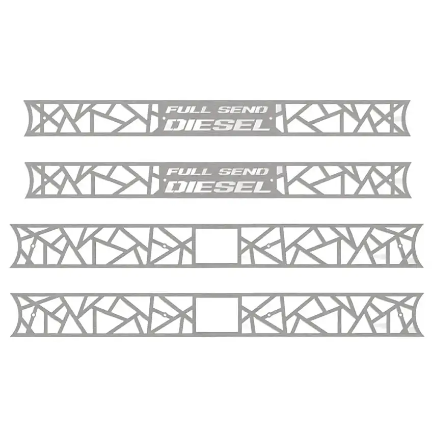 Full Send Diesel Rear Control Arm Overlays 14-24 Ram 6.7L Cummins 2500