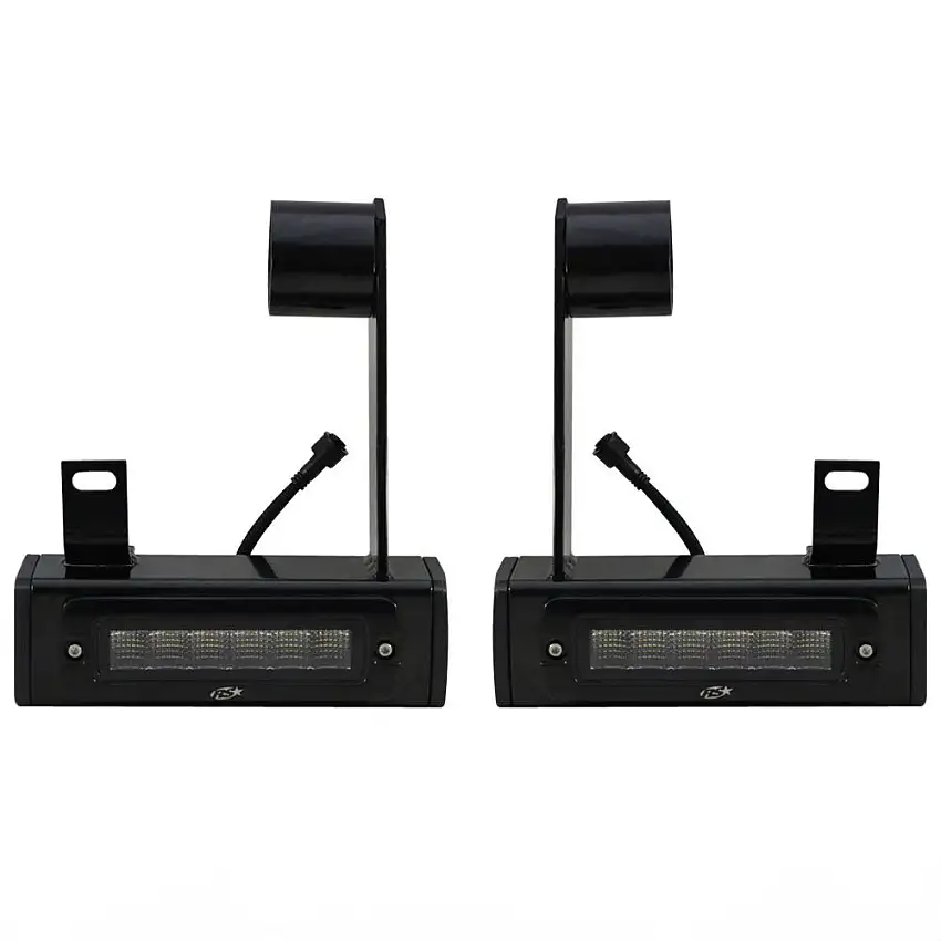 Race Sport Lighting Hitch Bar Reverse 7" LED Light Blacked Out Kit 20-23 GM 2500HD / 3500