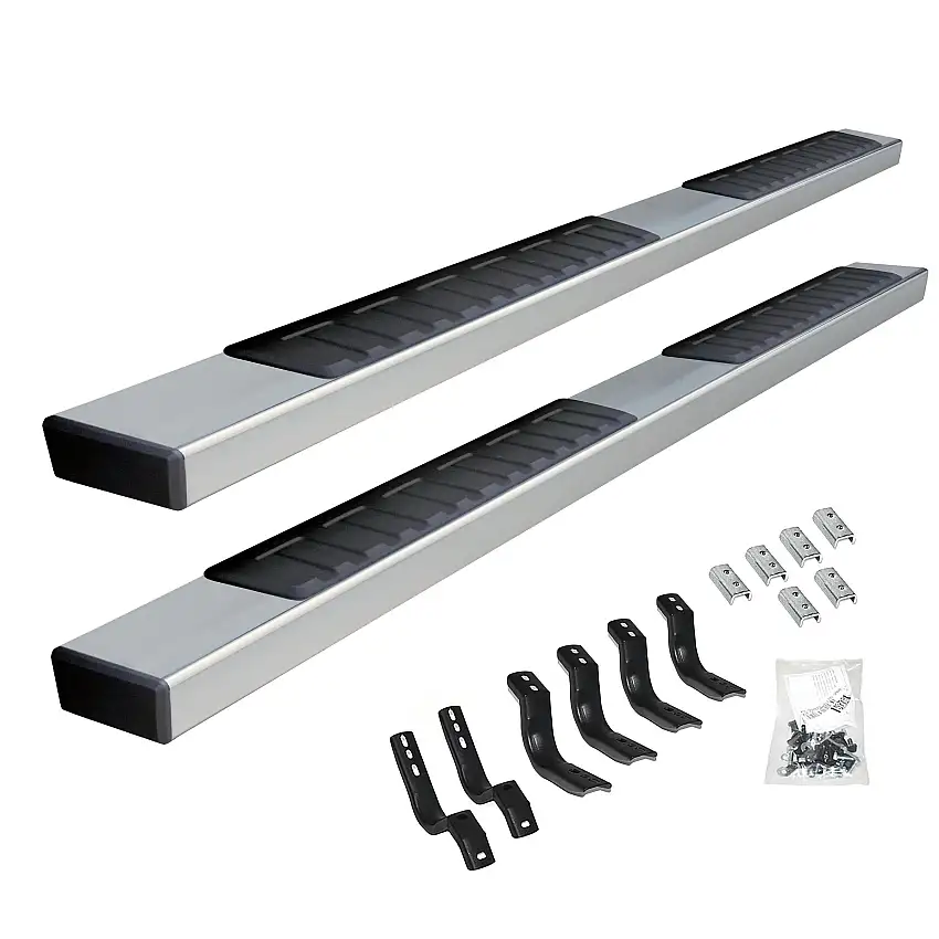 Go Rhino 6862443580PS 6" OE Xtreme II Side Steps with Mounting Brackets Kit
