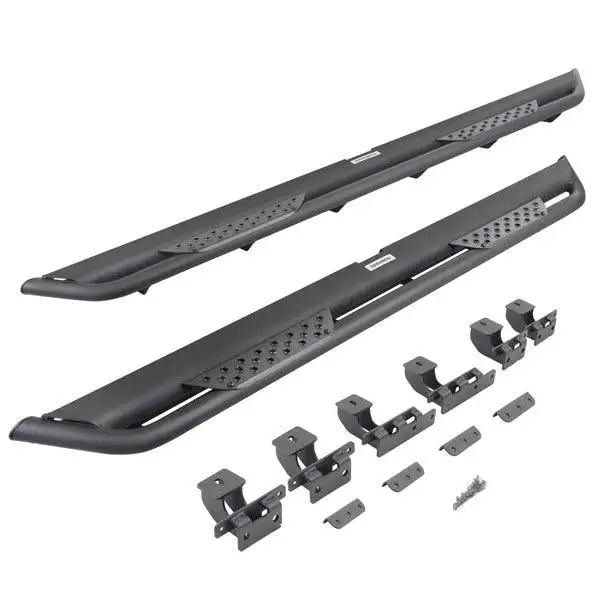 Go Rhino DT4516T Dominator Xtreme DT Side Steps with Rocker Panel Mounting Bracket Kit