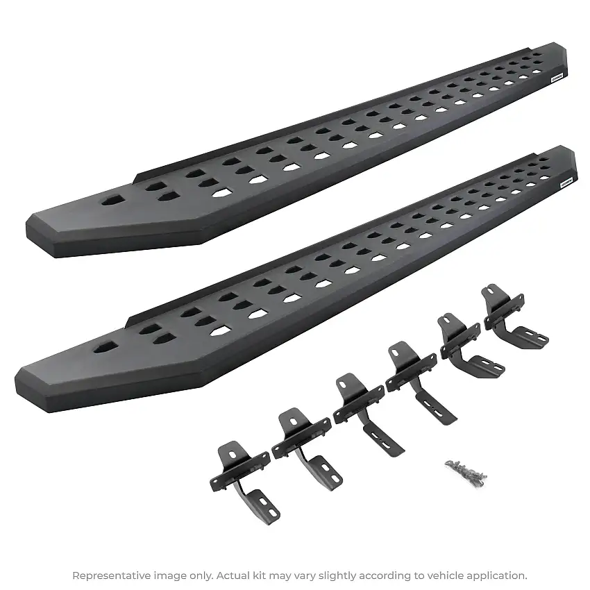 Go Rhino 69404880PC RB20 Running Boards with Mounting Brackets Kit