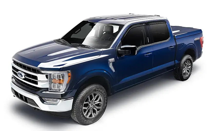 Husky Liners 2854044 Low Profile Ventvisor Deflector; Smoke; Outside Mount; 4 pc.
