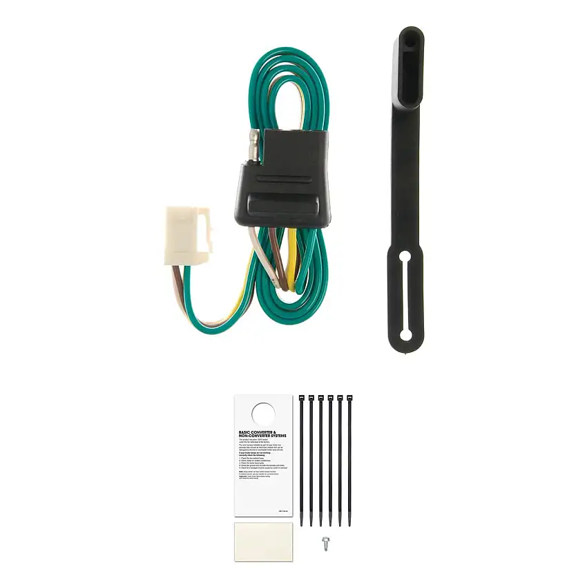 CURT Custom 4-Flat, Select Ford Escape, Mazda Tribute, OEM Tow Package Required Trailer Connector Kit