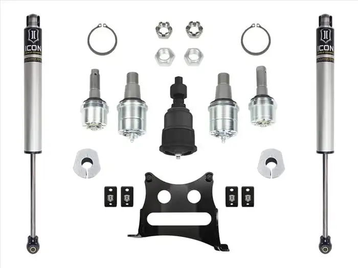 ICON Ultimate Front End Kit with Track Bar Ball Joint 05-22 Ford SuperDuty 4WD