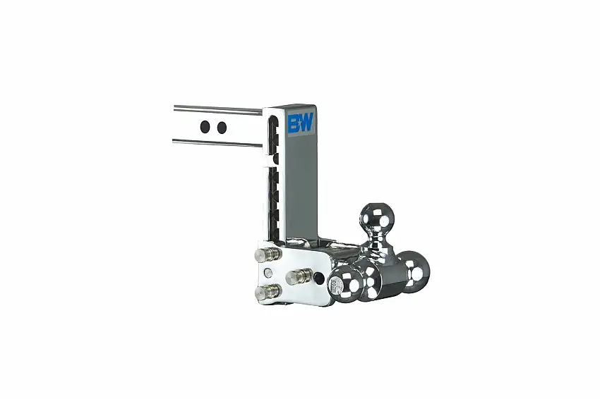 B&W 10K 7" Drop 7.5" Rise ( 1-7/8" , 2-5/16" Balls) Adjustable Ball Mount Hitch For 2" Recievers TS10049C