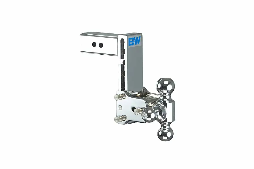 B&W 14.5K 7" Drop 7.5" Rise ( 1-7/8" , 2-5/16" Balls) Adjustable Ball Mount Hitch For 2-1/2" Recievers TS20049C