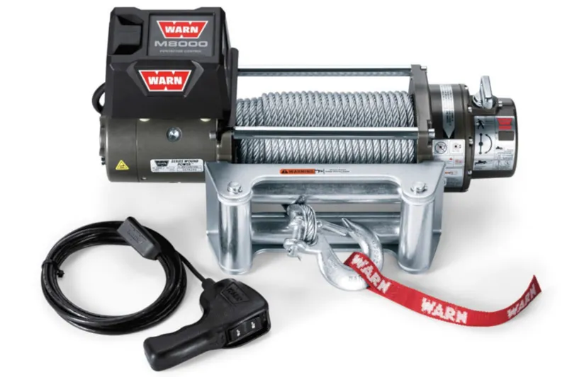 Warn M8 M8000 Series 8,000lb Winch with Steel Cable | 26502