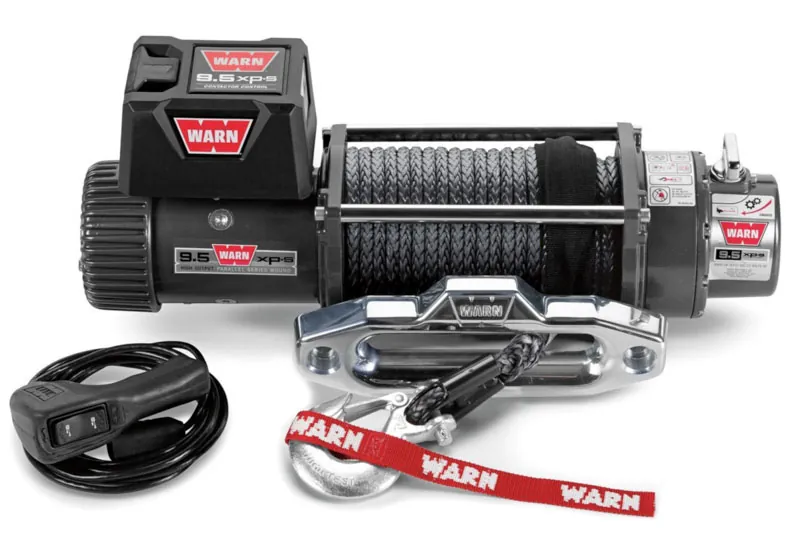 Warn 9.5XP-S 9,500lb Winch with Synthetic Rope | 87310