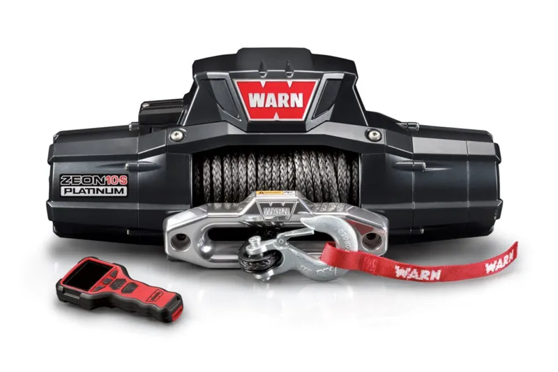 Warn Zeon 10-S Platinum 10,000lb Winch with Synthetic Rope | 92815
