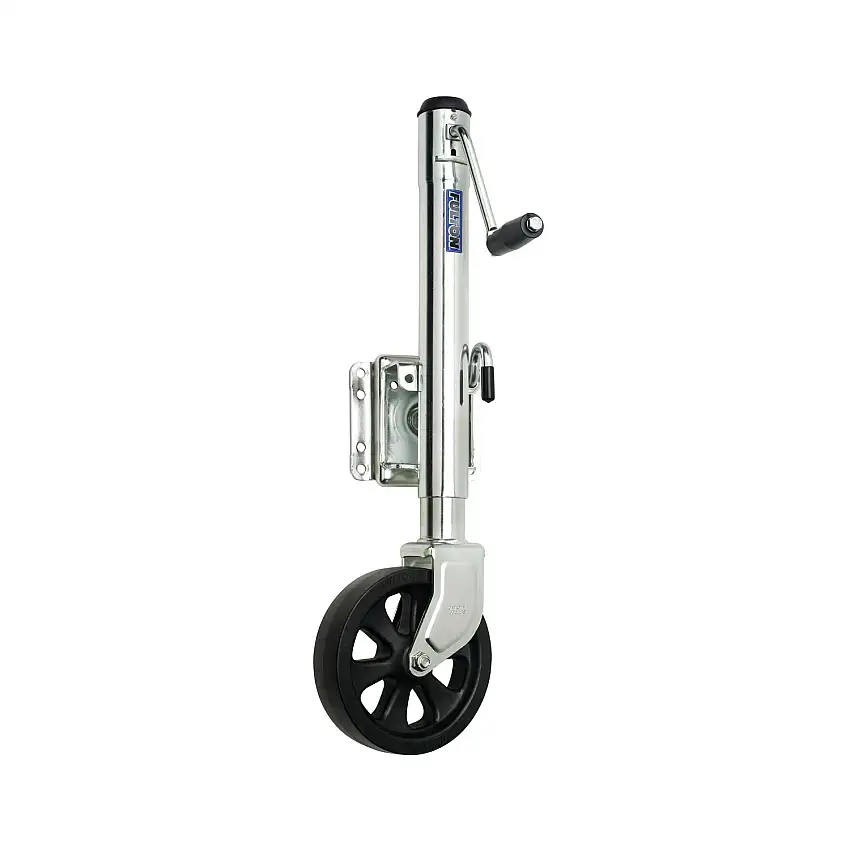 Fulton Marine Trailer Jack, 1,500 lbs. Lift Capacity, Side Wind, Bolt-On Side Mount, 10 in. Travel FLXP15 0301