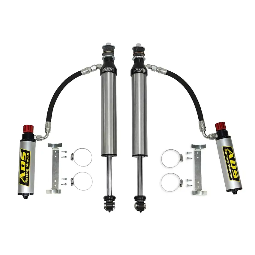 ADS Front 2.5" Remote Reservoir Compression Adjuster Shock (Pair) 03-12 Ram 2500 / 3500 4WD