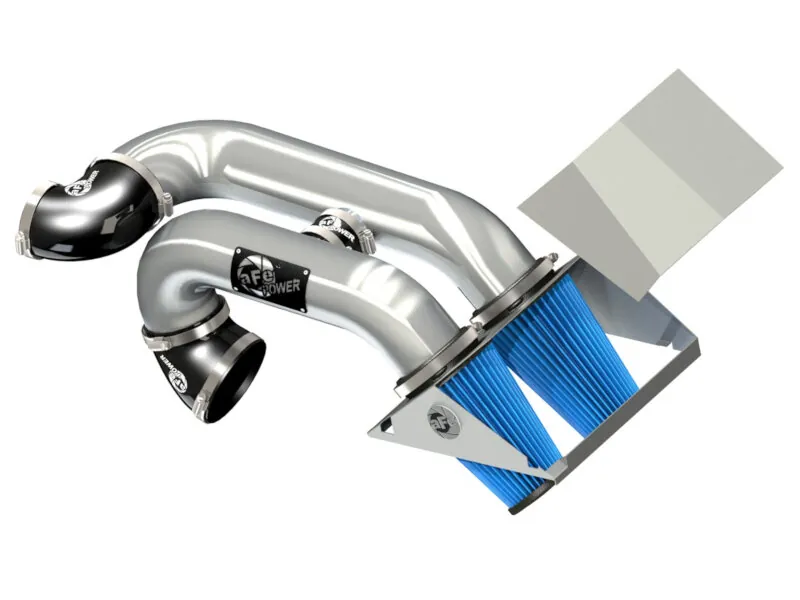 2017-2019 Ford Raptor 3.5L EcoBoost aFe Magnum FORCE Pro 5R Cold Air Intake Kit (Brushed) | 54-12882-H