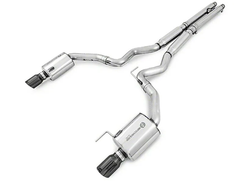 2015-2017 Ford Mustang GT AWE Touring Edition Cat-Back Exhaust System with Diamond Black Tips | 3015-33084