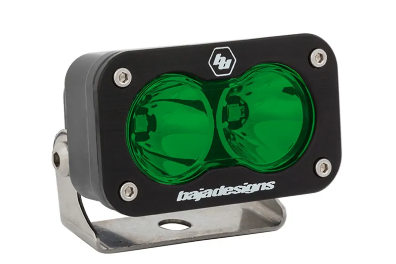 Baja Designs S2 Sport Green Spot Beam Off-Road LED Light 54-0001GR