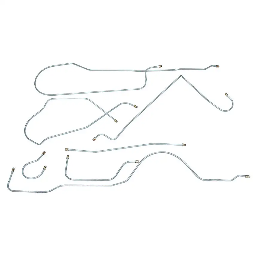 1955 Buick Special Century Series 40 60 Only Manual Brake Line Kit 6pc, OE Steel