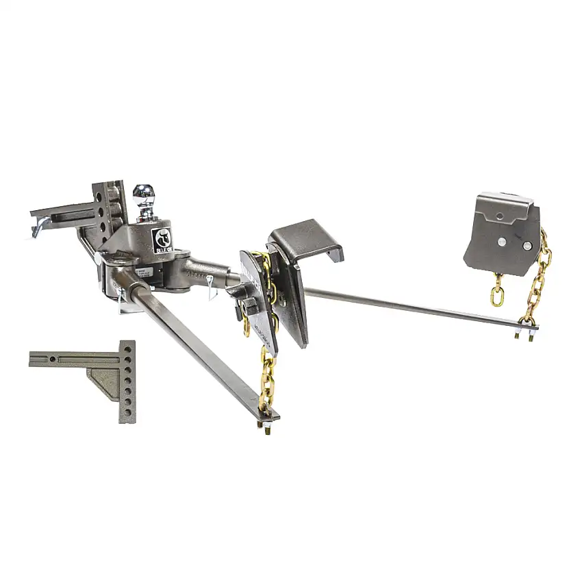 BlueOx 20K, 750 lbs TW, SwayPro Weight Distributing Hitch, 2" Recievers 7-hole/9 receiver stinger BXW0753