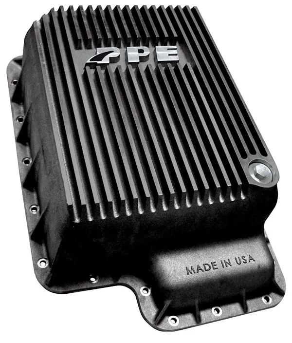 2003-2007 Ford F250 & F350 PPE 5R110 Black Aluminum Transmission Pan 338051020