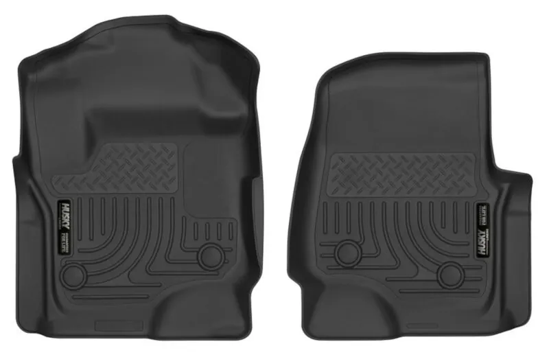 2017-2026 Ford F250 & F350 Regular Cab Husky X-Act Contour Front Floor Mats | 52721
