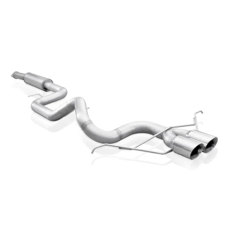 2013-2018 Focus ST Stainless Works 3 inch Cat-Back Exhaust System Round Tips (304 Stainless Steel) | FC13CB-RT