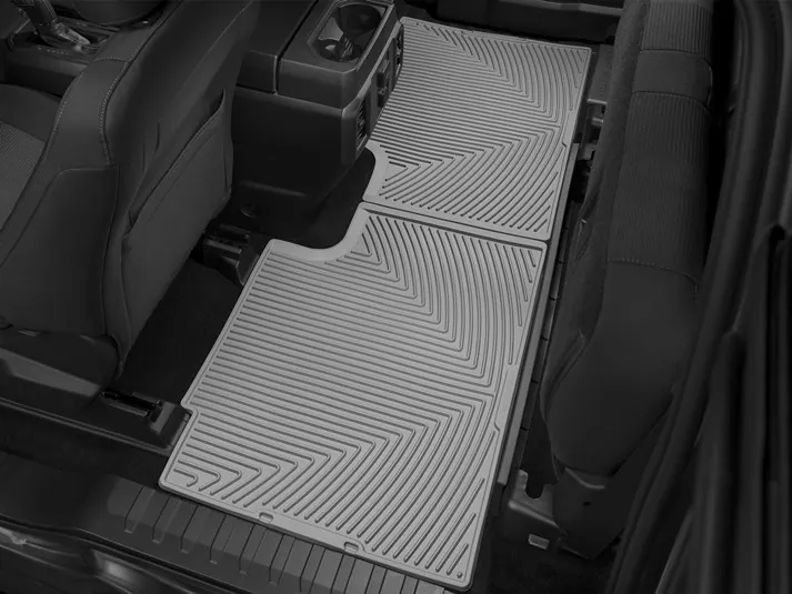 2017-2026 Ford F250 & F350 WeatherTech All-Weather Rear Floor Liner Gray (SuperCab) | W358GR