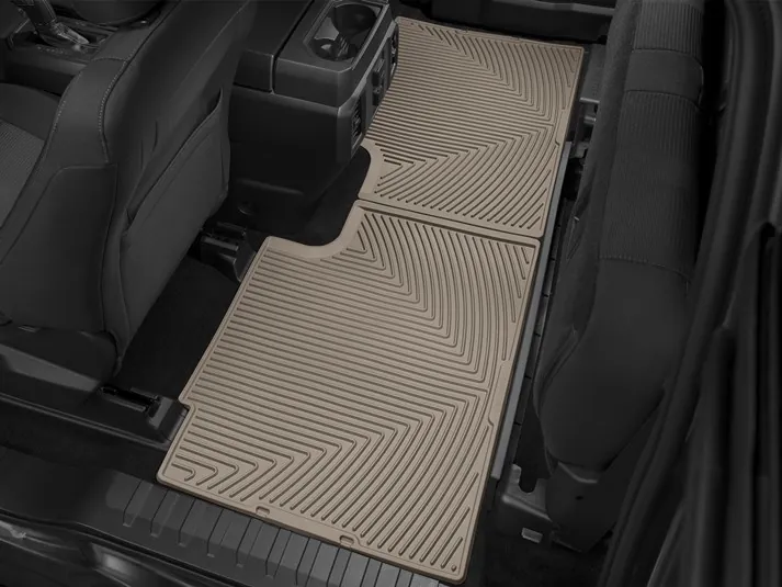 2017-2026 Ford F250 & F350 WeatherTech All-Weather Rear Floor Liner Tan | W358TN