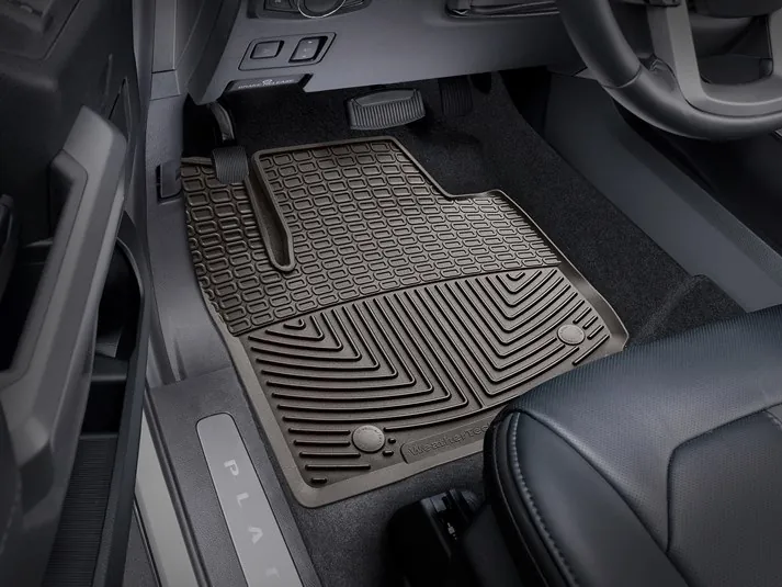 2017-2026 Ford F250 & F350 SuperCrew WeatherTech All Weather Floor Mats Cocoa | W408CO