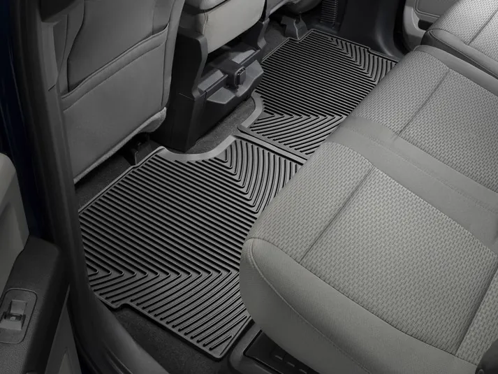2017-2026 Ford F250 & F350 WeatherTech All-Weather Rear Floor Mats (SuperCrew) | W409