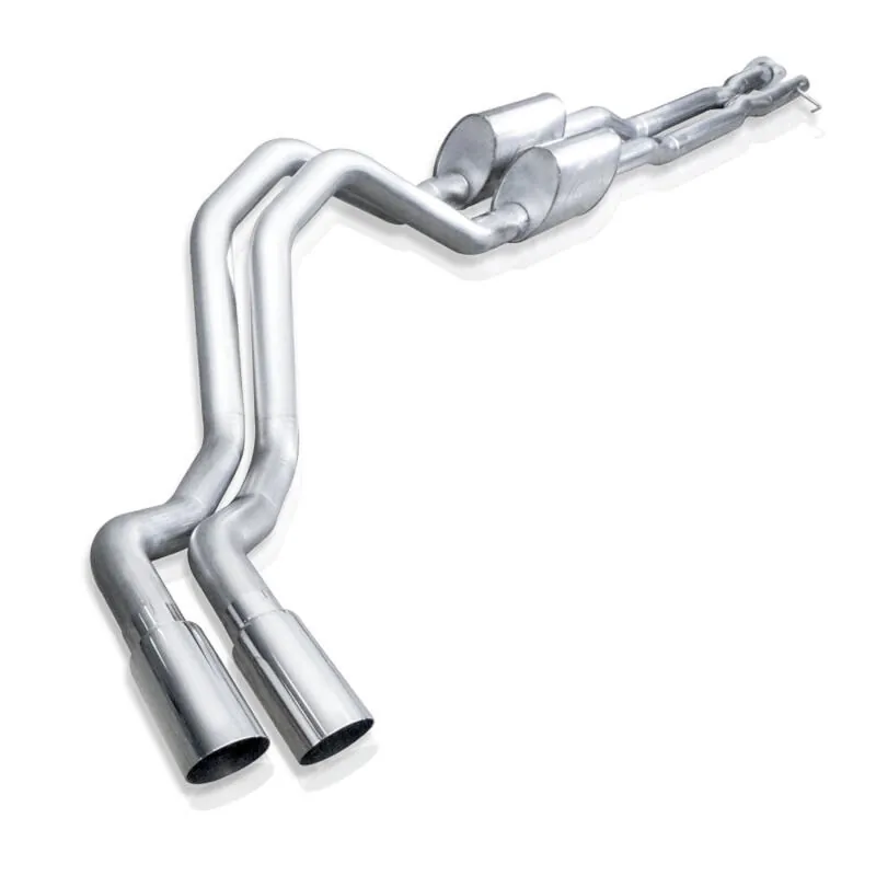 2017-2022 Ford F250 & F350 6.2L Stainless Works 3 inch Dual-Exit Cat-Back Exhaust System (Factory Exit) | FT217CB
