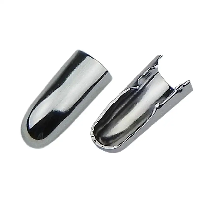 1966-68 GM A-Body 1967-68 Impala Chrome Seat Piping Caps 2pc