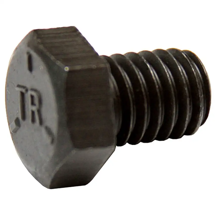 TR 3/8" - 16 x 1/2" Bolt, 9/16" Head. Pontiac wine looms. Finish: Black Phosphate & Oil.