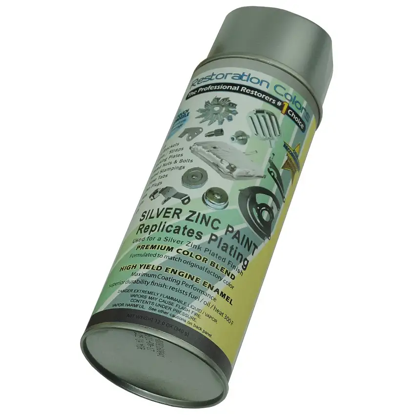 Silver Zinc Plating Look Spray Paint 1pc