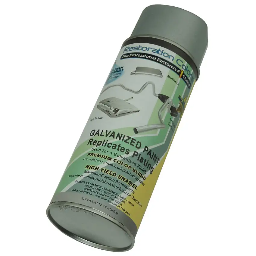 Silver Galvanized Zinc Plating Look Spray Paint 1pc