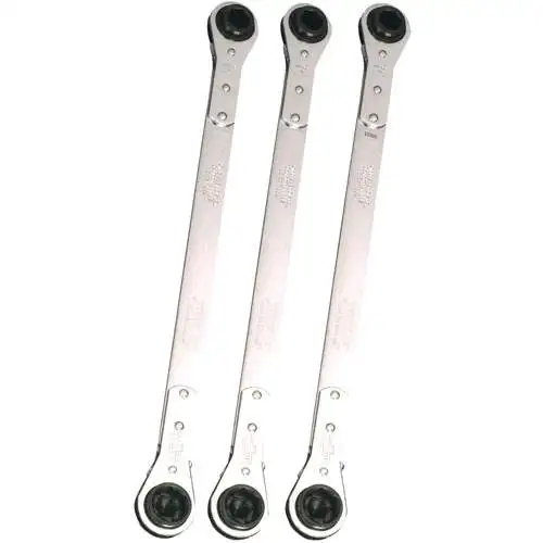 3-Pc Universal Ratcheting Serpentine Belt Wrench Set